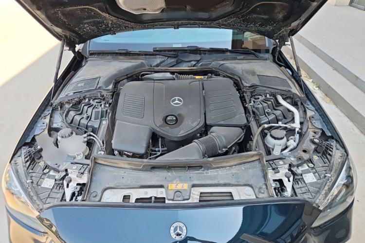 Used Mercedes-Benz C-Class 2023 Second Facelift C 260 L Sport Edition Engine Bay