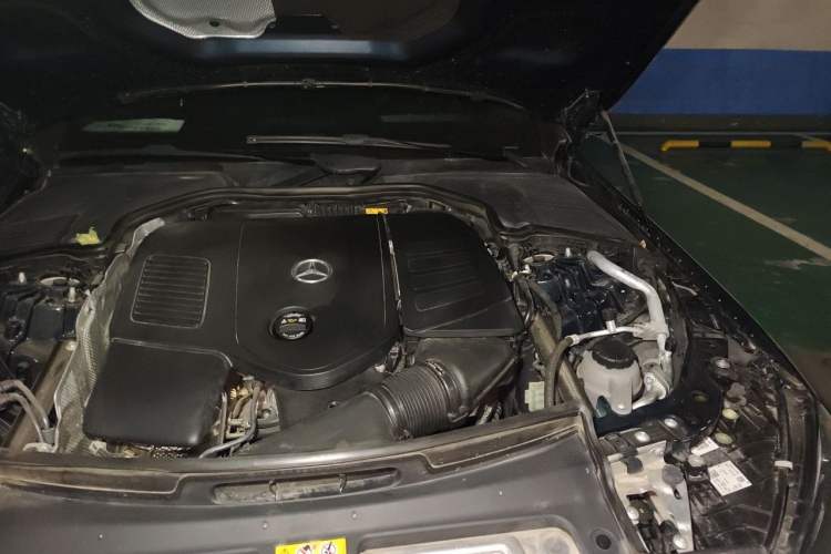 Used Mercedes-Benz C-Class 2023 C 260 L Bright Night Sports Edition Engine Bay Left
