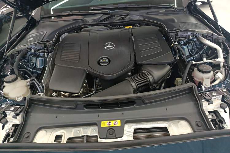 Used Mercedes-Benz C-Class 2023 Second Facelift C 260 L Sport Edition Engine Bay