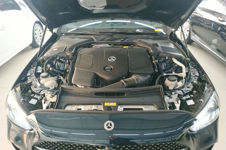 Used Mercedes-Benz C-Class 2023 Second Facelift C 260 L Starry Night Sports Edition Engine Bay