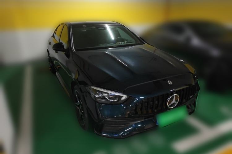Used Mercedes-Benz C-Class 2023 C 260 L Bright Night Sports Edition Front Right 45 Deg