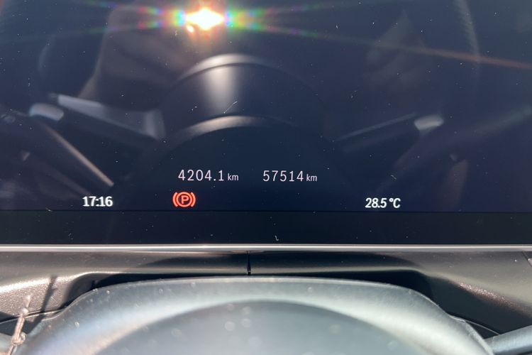 Used Mercedes-Benz C-Class 2023 C 260 L Sport Edition Odometer Close Up