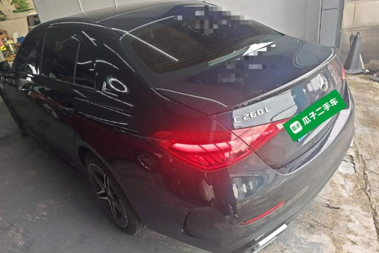 Used Mercedes-Benz C-Class 2023 Restyled C 260 L Night Edition Sports Version Rear Left 45 Deg