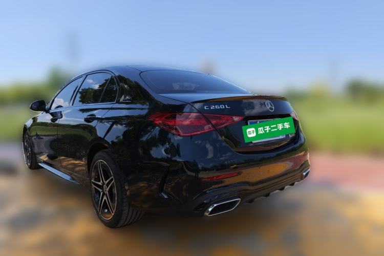 Used Mercedes-Benz C-Class 2023 Restyled C 260 L Night Edition Sports Version Rear Left 45 Deg