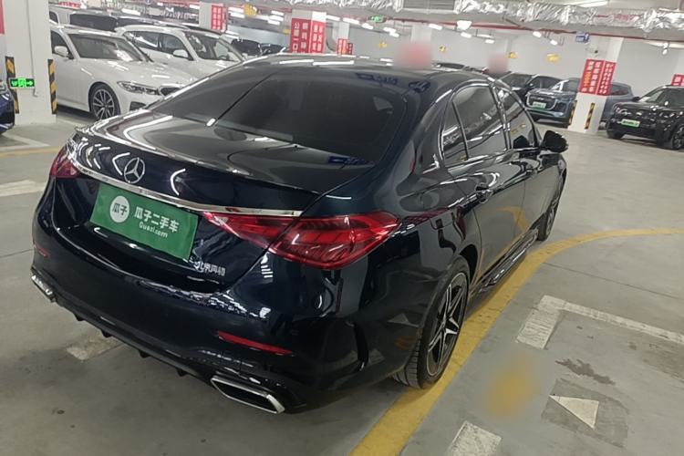 Used Mercedes-Benz C-Class 2023 C 260 L Bright Night Sports Edition Rear Right 45 Deg