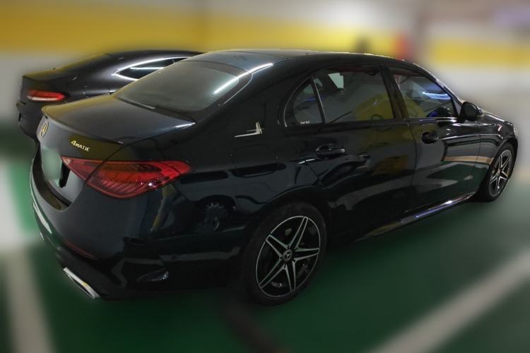Used Mercedes-Benz C-Class 2023 C 260 L Bright Night Sports Edition Rear Right 45 Deg