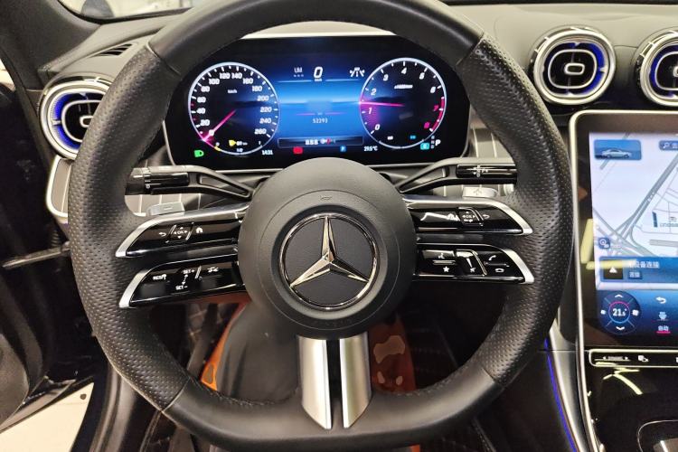 Used Mercedes-Benz C-Class 2023 Restyled C 260 L Night Edition Sports Version Steering Wheel