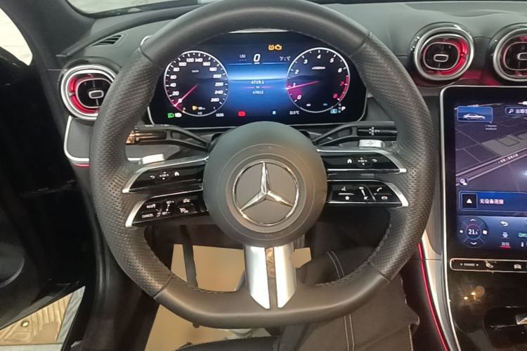 Used Mercedes-Benz C-Class 2023 C 260 L Bright Night Sports Edition Steering Wheel