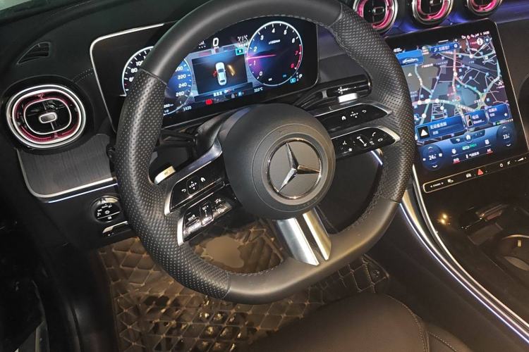 Used Mercedes-Benz C-Class 2023 Second Facelift C 260 L Starry Night Sports Edition Steering Wheel