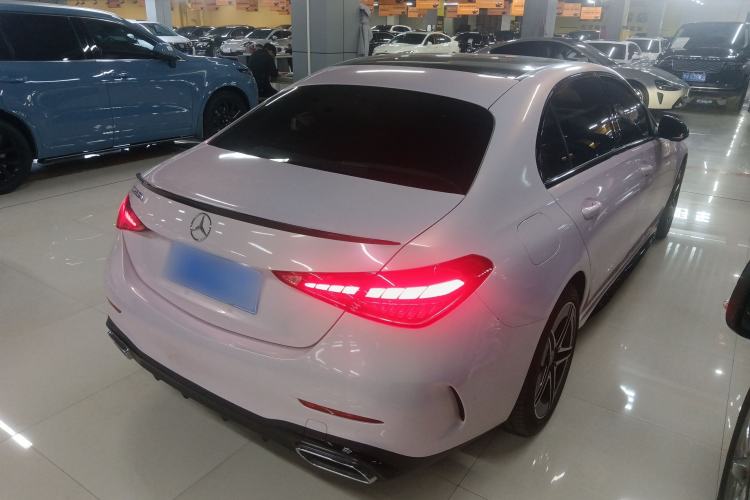 Used Mercedes-Benz C-Class 2023 C 260 L Bright Night Sports Edition Rear Right 45 Deg