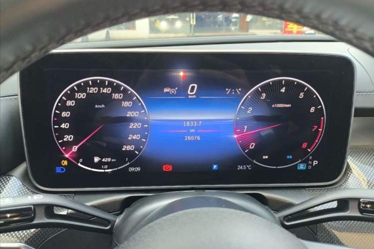 Used Mercedes-Benz C-Class 2023 Restyled C 260 L Sport Edition Odometer Close Up