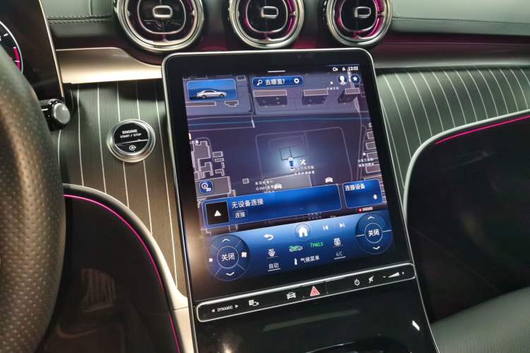 Used Mercedes-Benz C-Class 2023 Restyled C 260 L Night Edition Sports Version Audio And AC Panel