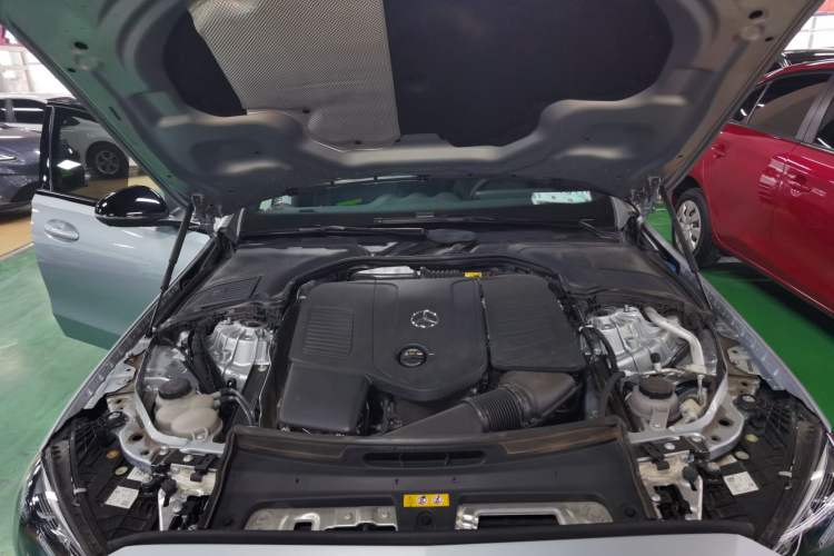 Used Mercedes-Benz C-Class 2023 Restyled C 260 L Night Edition Sports Version Engine Bay
