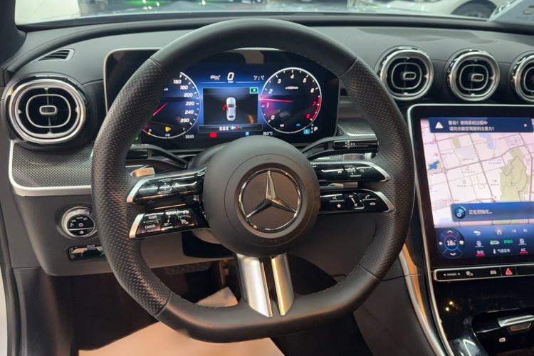 Used Mercedes-Benz C-Class 2023 Restyled C 260 L Night Edition Sports Version Steering Wheel