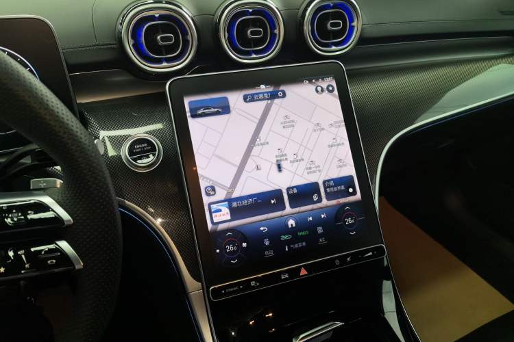 Used Mercedes-Benz C-Class 2023 Restyled C 260 L Night Edition Sports Version Audio And AC Panel