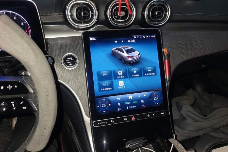 Used Mercedes-Benz C-Class 2023 C 260 L Sport Edition Audio And AC Panel