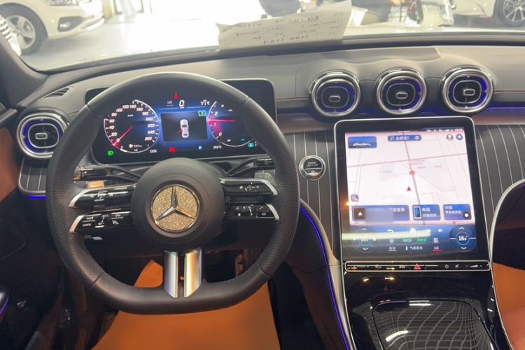 Used Mercedes-Benz C-Class 2023 C 260 L Sport Edition Audio And AC Panel