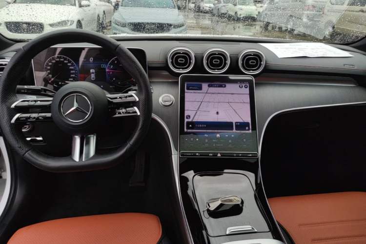 Used Mercedes-Benz C-Class 2023 C 260 L Bright Night Sports Edition Audio And AC Panel
