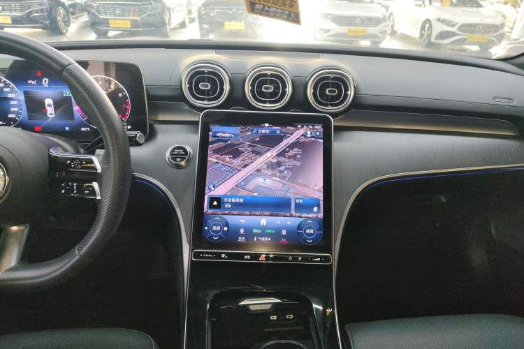 Used Mercedes-Benz C-Class 2023 Restyled C 260 L Sport Edition Audio And AC Panel