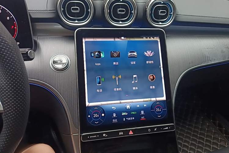 Used Mercedes-Benz C-Class 2023 C 260 L Sport Edition Audio And AC Panel