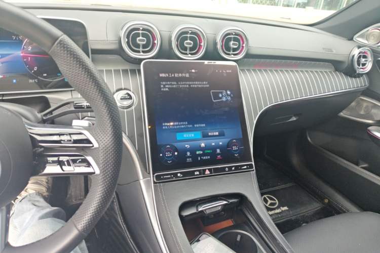 Used Mercedes-Benz C-Class 2023 Revised C 200 L Sport Edition Audio And AC Panel