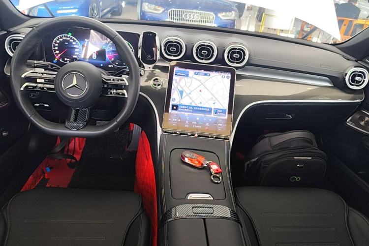 Used Mercedes-Benz C-Class 2023 Second Facelift C 260 L Starry Night Sports Edition Center Console