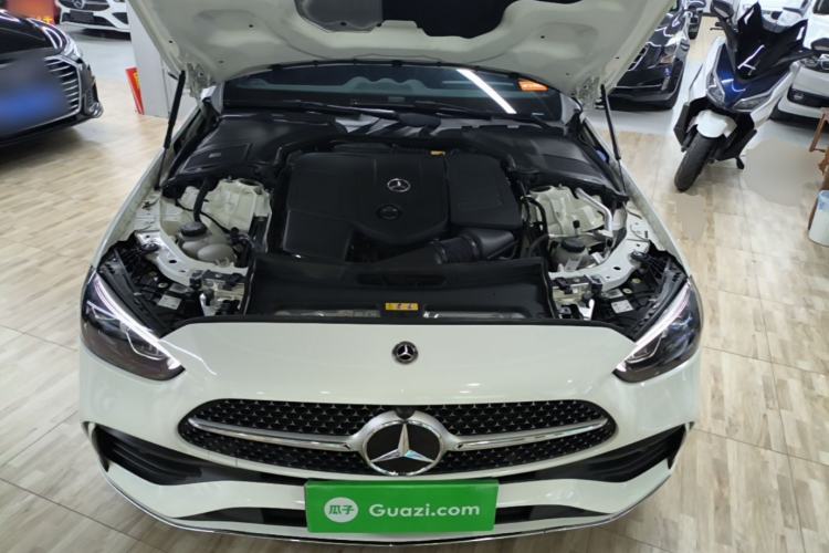 Used Mercedes-Benz C-Class 2023 Second Facelift C 260 L Sport Edition Engine Bay