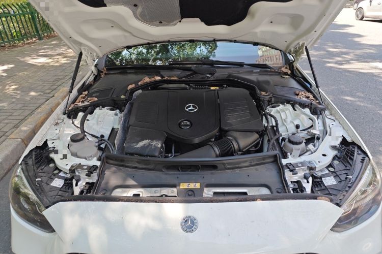 Used Mercedes-Benz C-Class 2023 Second Facelift C 260 L Sport Edition Engine Bay