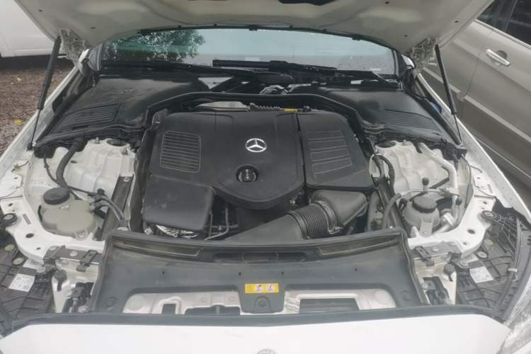 Used Mercedes-Benz C-Class 2023 Second Facelift C 260 L Sport Edition Engine Bay