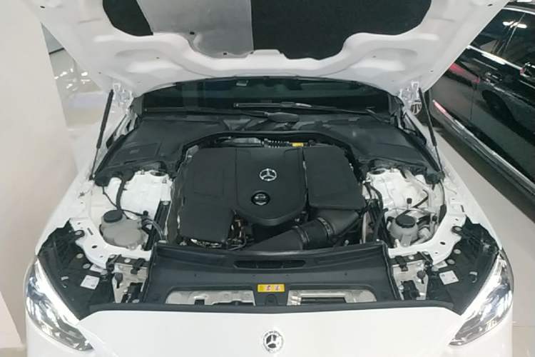 Used Mercedes-Benz C-Class 2023 Second Facelift C 260 L Sport Edition Engine Bay