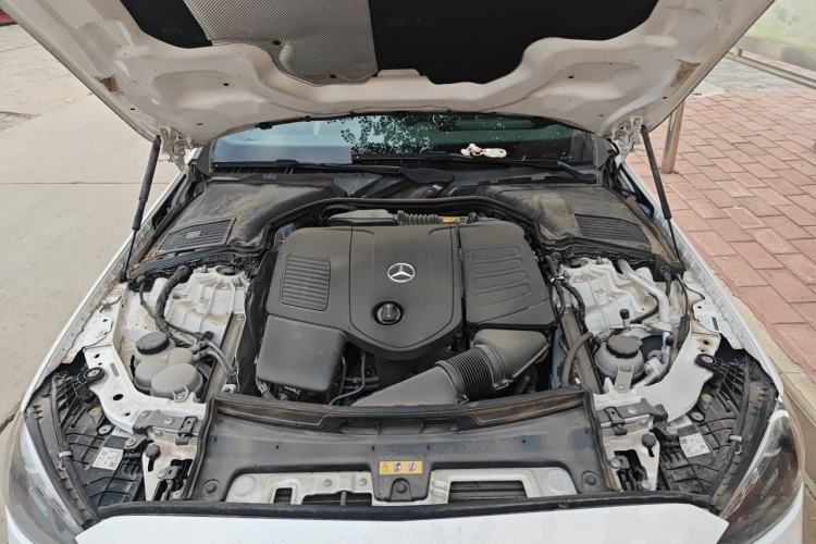 Used Mercedes-Benz C-Class 2023 Second Facelift C 260 L Sport Edition Engine Bay