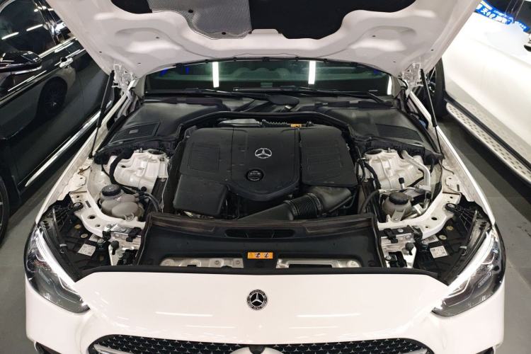 Used Mercedes-Benz C-Class 2023 Second Facelift C 260 L Sport Edition Engine Bay