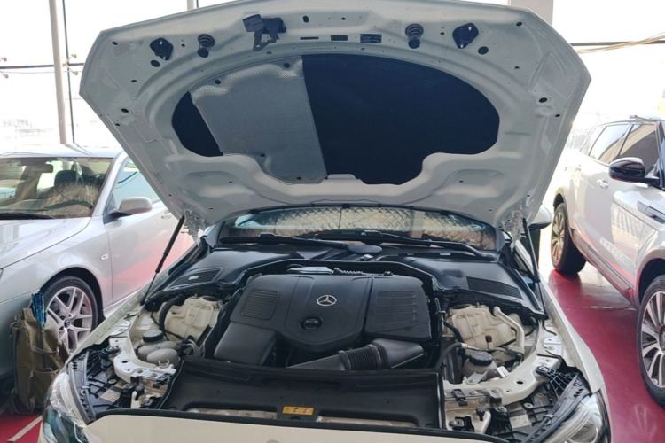 Used Mercedes-Benz C-Class 2023 Second Facelift C 260 L Sport Edition Engine Bay
