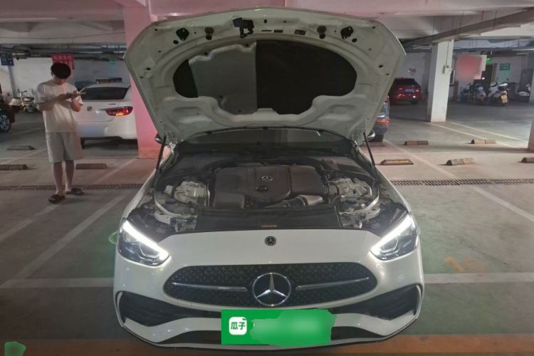 Used Mercedes-Benz C-Class 2023 C 260 L Bright Night Sports Edition Engine Bay