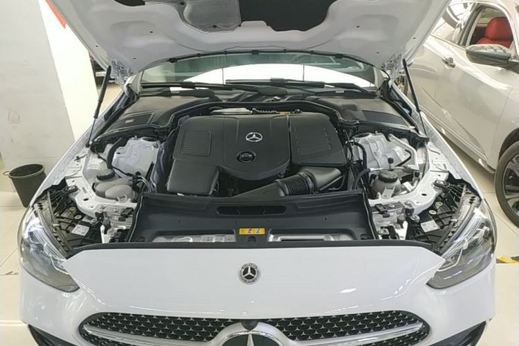 Used Mercedes-Benz C-Class 2023 Second Facelift C 260 L Sport Edition Engine Bay