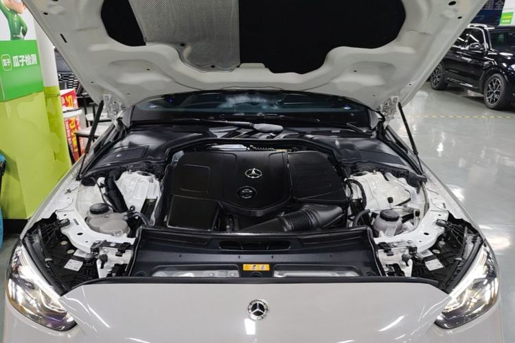 Used Mercedes-Benz C-Class 2023 C 260 L Bright Night Sports Edition Engine Bay