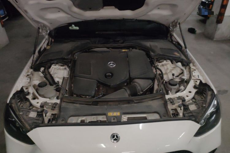 Used Mercedes-Benz C-Class 2023 Second Facelift C 260 L Starry Night Sports Edition Engine Bay