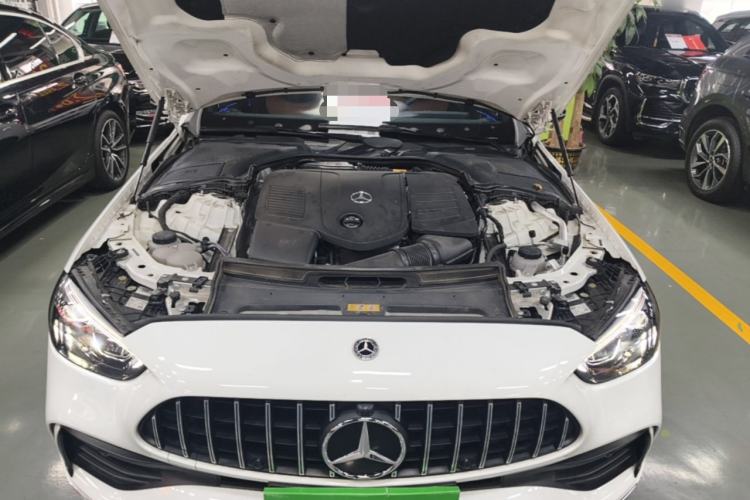 Used Mercedes-Benz C-Class 2023 Second Facelift C 260 L Sport Edition Engine Bay