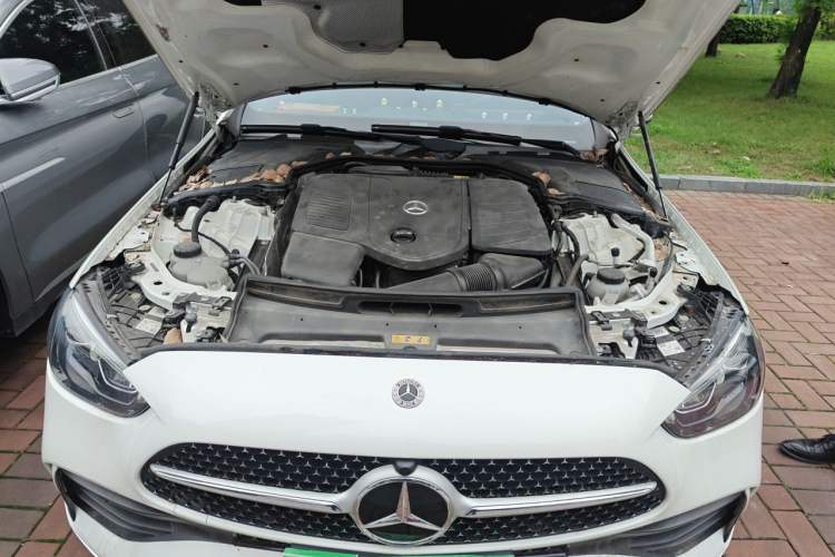 Used Mercedes-Benz C-Class 2023 Second Facelift C 260 L Sport Edition Engine Bay