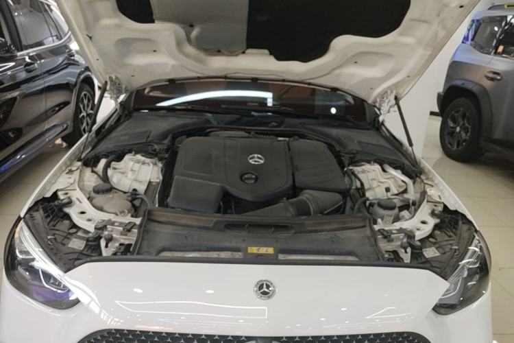 Used Mercedes-Benz C-Class 2023 Second Facelift C 260 L Sport Edition Engine Bay