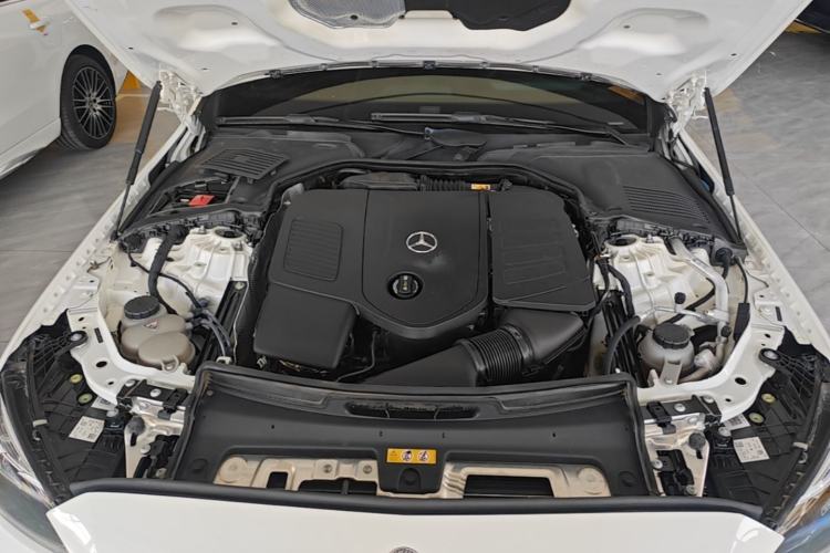 Used Mercedes-Benz C-Class 2023 Second Facelift C 260 L Sport Edition Engine Bay