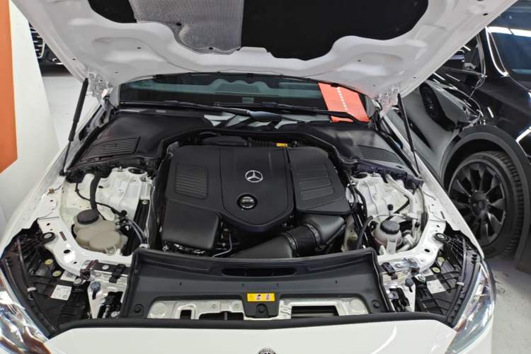 Used Mercedes-Benz C-Class 2023 Second Facelift C 260 L Sport Edition Engine Bay