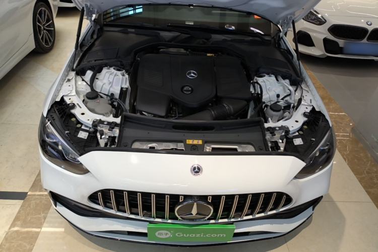 Used Mercedes-Benz C-Class 2023 Second Facelift C 260 L Starry Night Sports Edition Engine Bay
