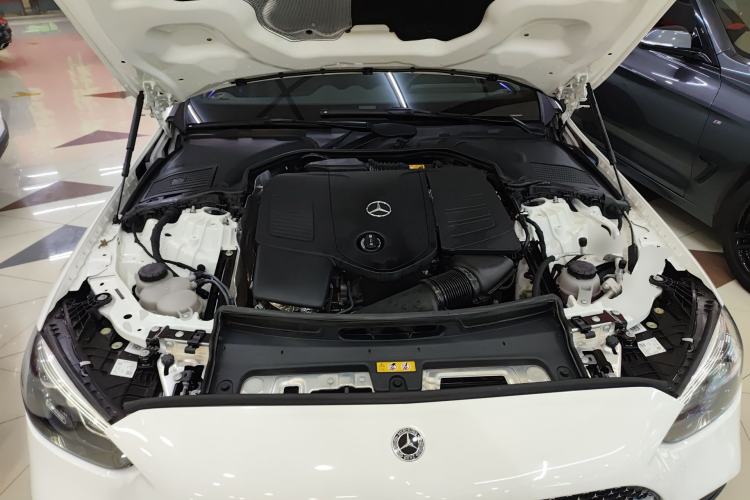 Used Mercedes-Benz C-Class 2023 Second Facelift C 260 L Sport Edition Engine Bay
