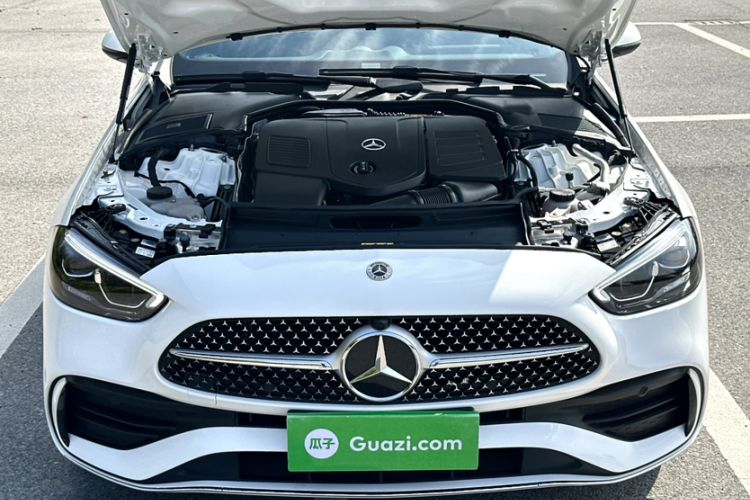 Used Mercedes-Benz C-Class 2023 Second Facelift C 260 L Sport Edition Engine Bay