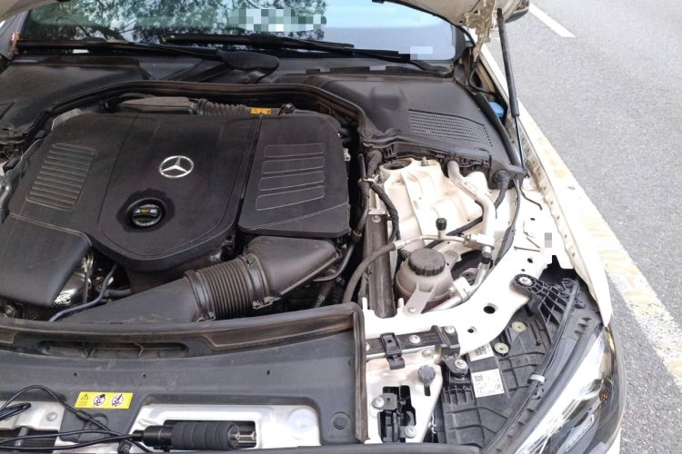 Used Mercedes-Benz C-Class 2023 C 260 L Bright Night Sports Edition Engine Bay Left