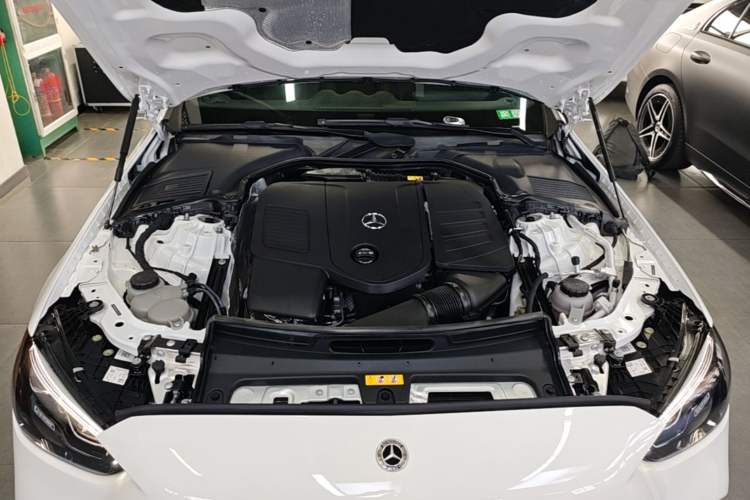 Used Mercedes-Benz C-Class 2023 Restyled C 260 L Night Edition Sports Version Engine Bay