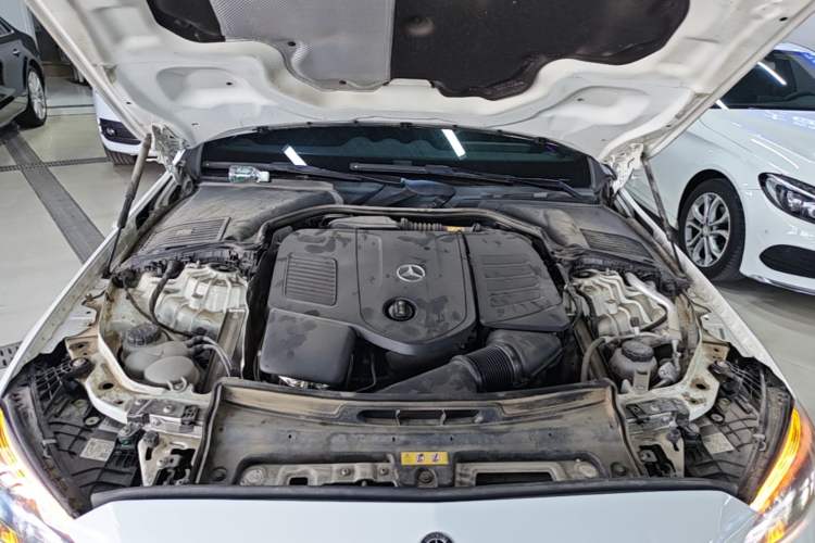 Used Mercedes-Benz C-Class 2023 Second Facelift C 260 L Sport Edition Engine Bay