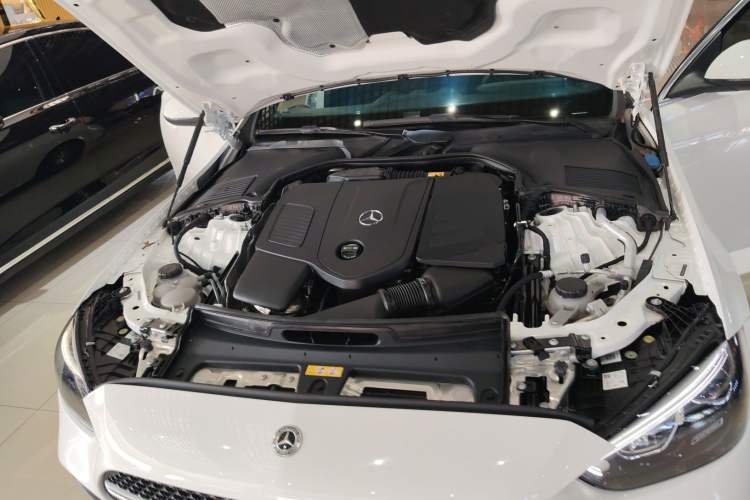 Used Mercedes-Benz C-Class 2023 Second Facelift C 260 L Sport Edition Engine Bay