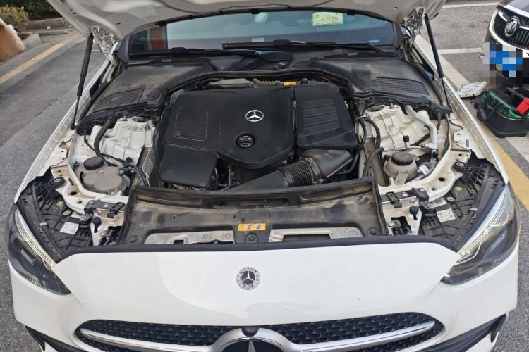 Used Mercedes-Benz C-Class 2023 Second Facelift C 260 L Sport Edition Engine Bay